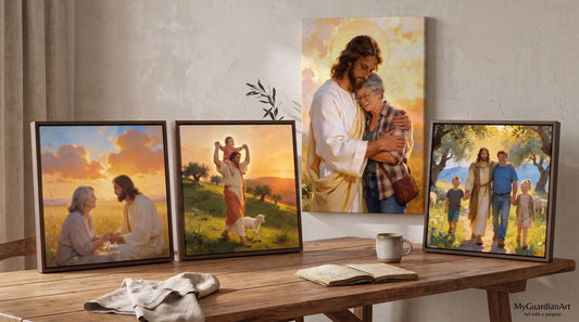 Personalized Jesus Wall Art From a Photo