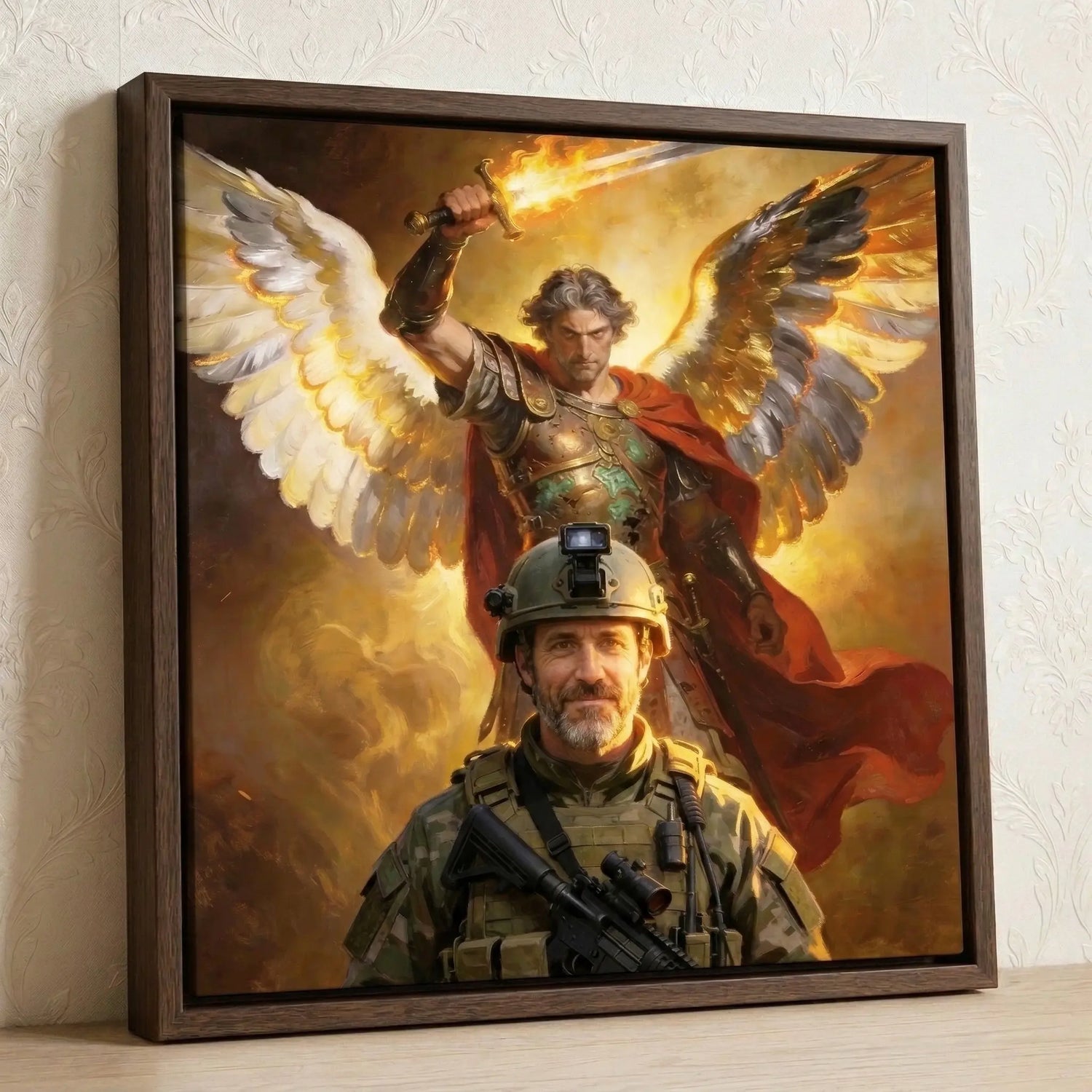 Personalized St. Michael the Archangel Art